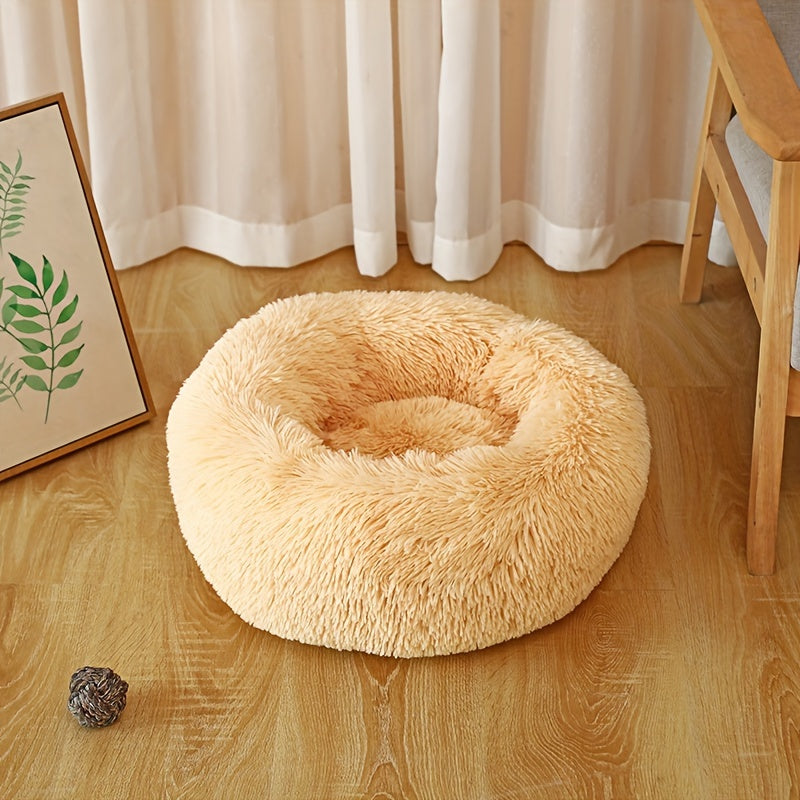 Nid Douillet en Peluche pour Chat & Petit Chien – Tapis Confortable d’Intérieur, Idéal comme Cadeau