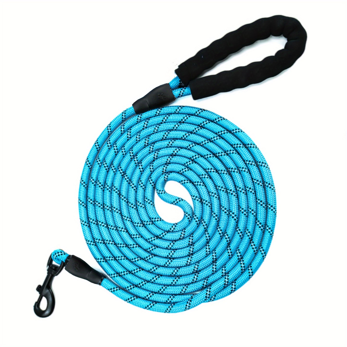 Laisse en Nylon Renforcée pour Chien – Corde Ronde Réfléchissante, Épaissie et Allongée – Laisse de Traction pour Chiens Moyens et Grands