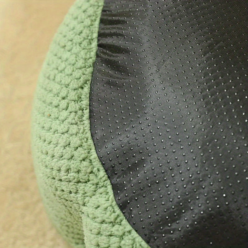 Coussin Douillet en Forme de Fleur pour Chat ou Chiot – Panier Rond en Peluche, Moelleux et Chaleureux pour l’Hiver