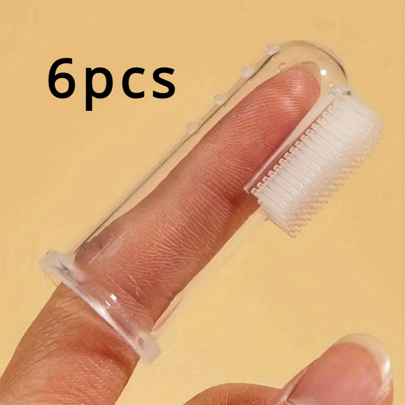 Lot de 2/4/6 Brossettes à Dents en Silicone pour Chien – Hygiène Douce et Efficace, Adaptée à Toutes Tailles de Chiens & Chats