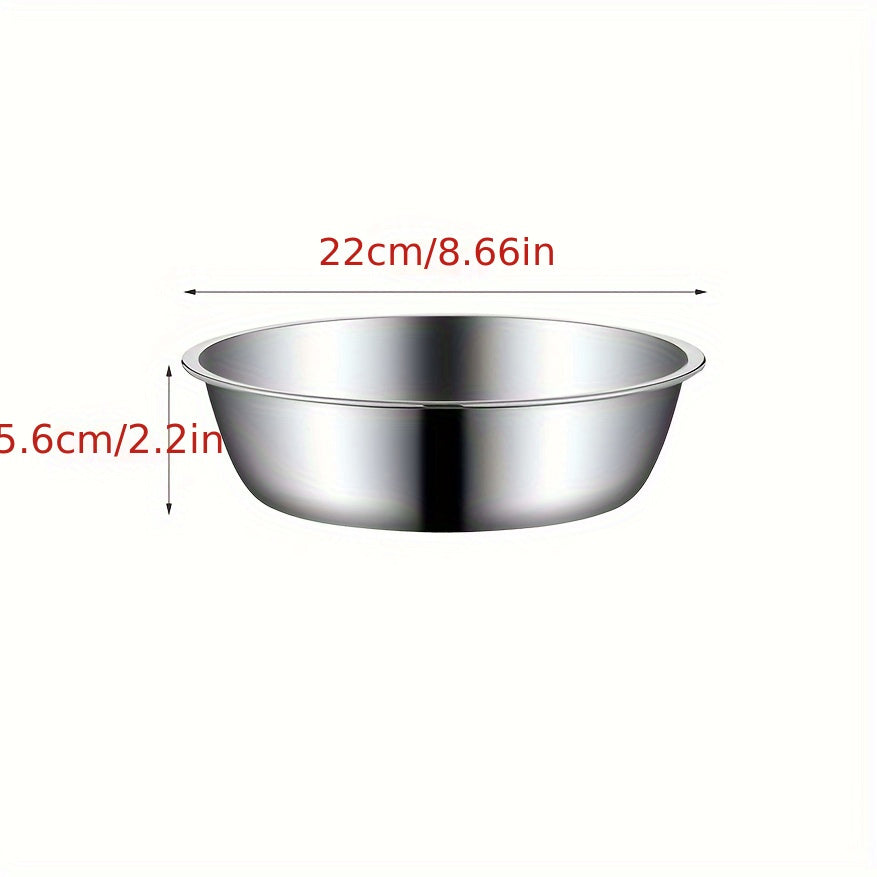 Set de Gamelles en Acier Inoxydable Antidérapant – Pour Chiens Petits, Moyens & Grands