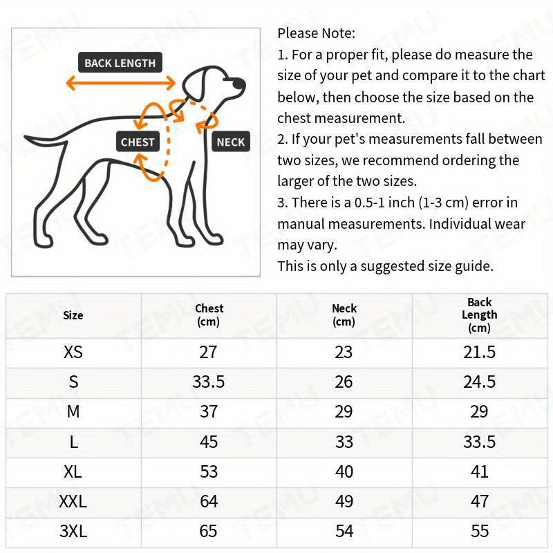 Pull Tricoté Uni pour Chien – Vêtement Chaud pour l’Automne et l’Hiver – 1 Pièce – Chandail Douillet pour Animaux