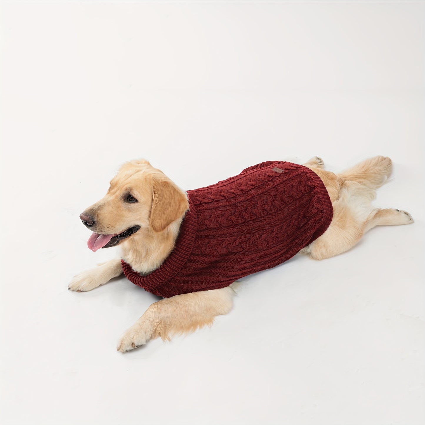 Pull Tricoté Uni pour Chien – Vêtement Chaud pour l’Automne et l’Hiver – 1 Pièce – Chandail Douillet pour Animaux