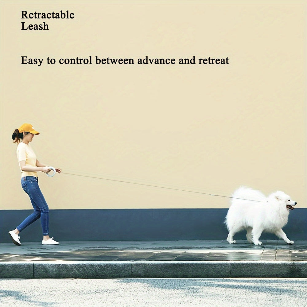 Laisse Télescopique pour Chien – Solide, Extensible et Confortable pour Moyens et Grands Chiens