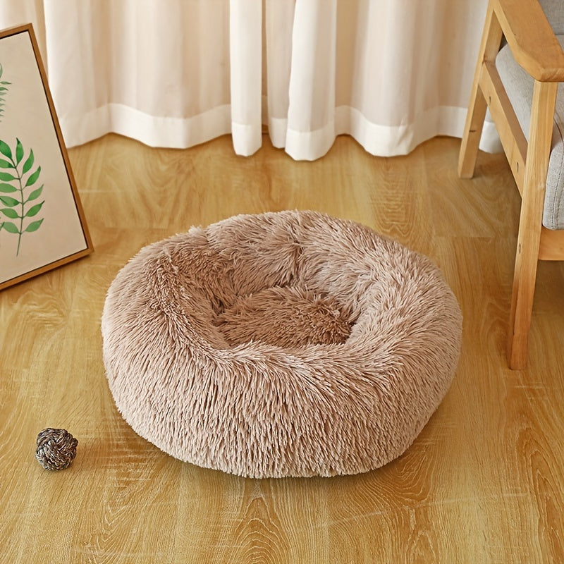 Nid Douillet en Peluche pour Chat & Petit Chien – Tapis Confortable d’Intérieur, Idéal comme Cadeau