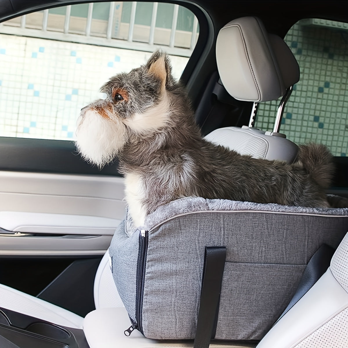 Siège Auto pour Chien & Chat – Sac de Transport Confortable et Sécurisé pour Animaux de Petite à Moyenne Taille