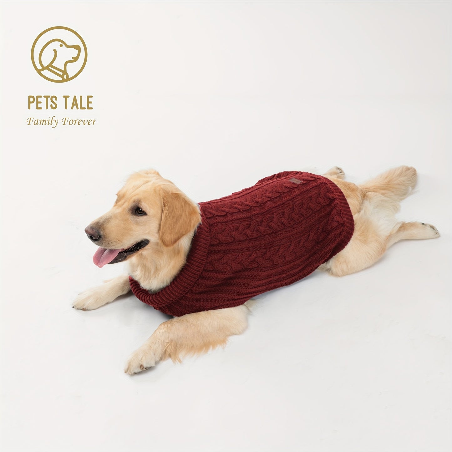 Pull Tricoté Uni pour Chien – Vêtement Chaud pour l’Automne et l’Hiver – 1 Pièce – Chandail Douillet pour Animaux