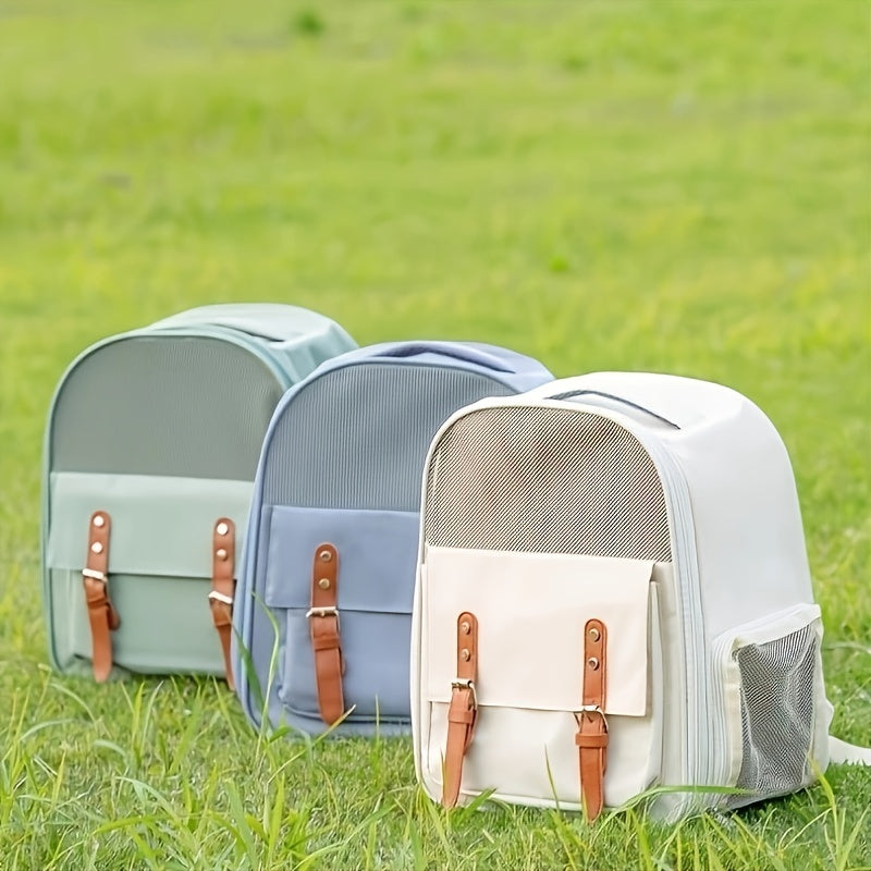 Sac à Dos Respirant pour Chats et Petits Chiens – Grande Capacité & Confort Optimal