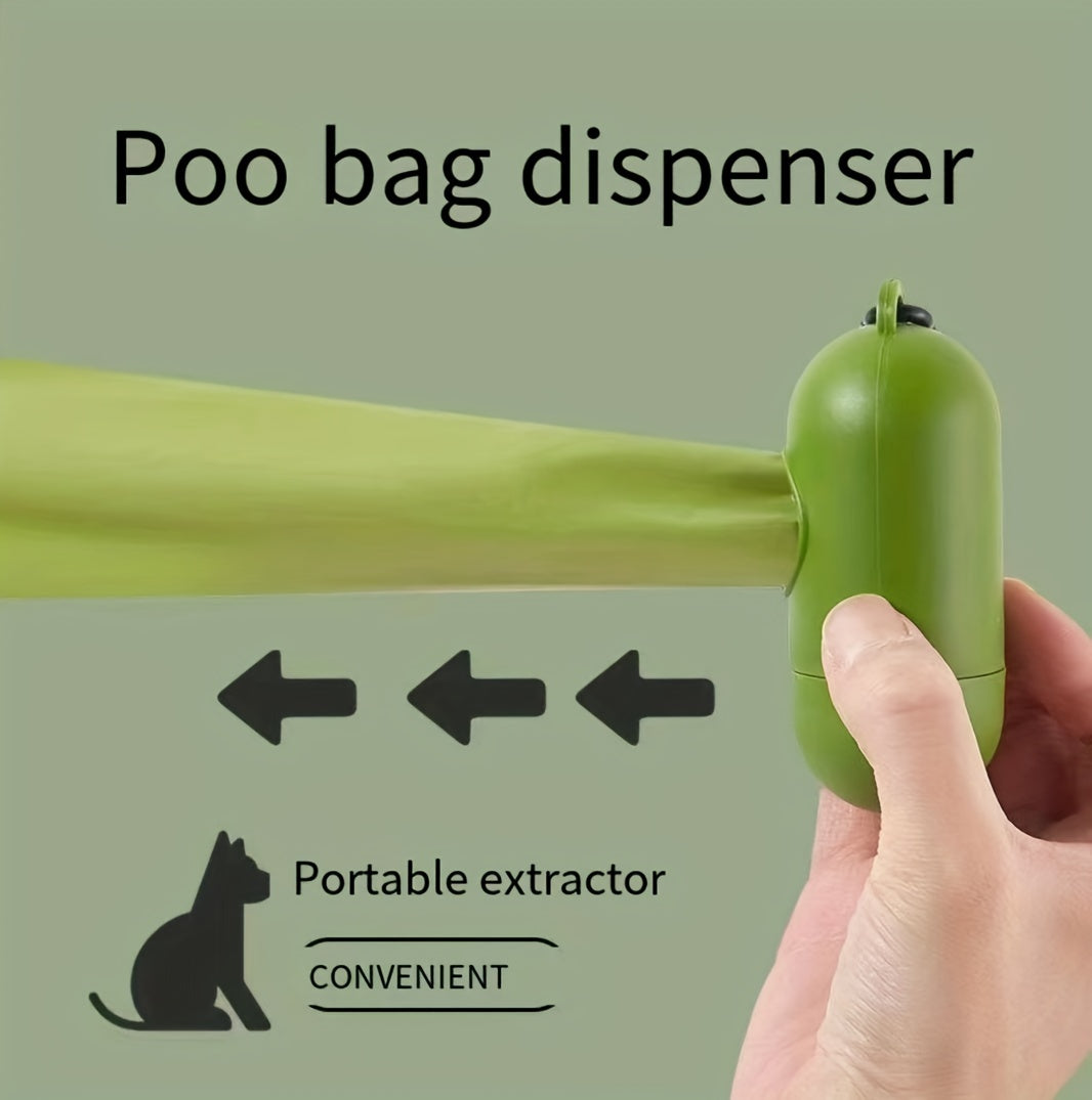 Lot de 8/12/20 Rouleaux de Sacs à Déjections Canines – Sacs à Litière Épais, Anti-Fuites, avec 1 Distributeur Inclus – Pour Promenades et Voyages avec Chien
