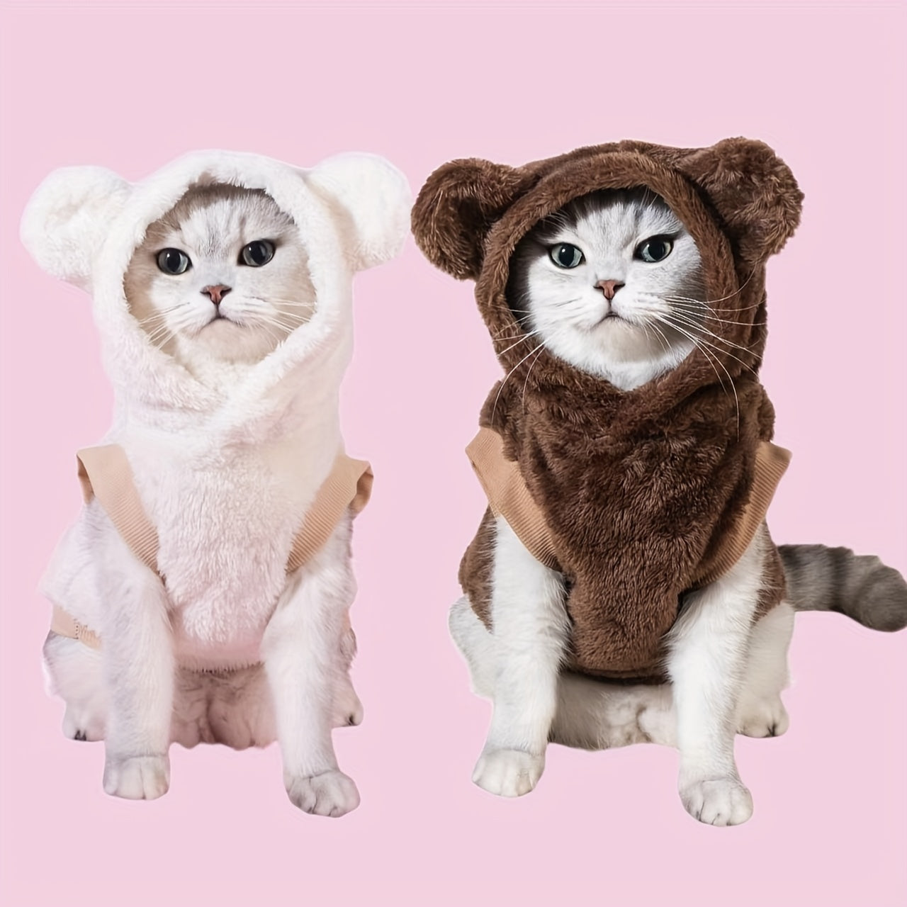 Sweat Mignon pour Petit Chien et Chat – Design Ourson en Peluche, Confort Douillet et Style Irrésistible