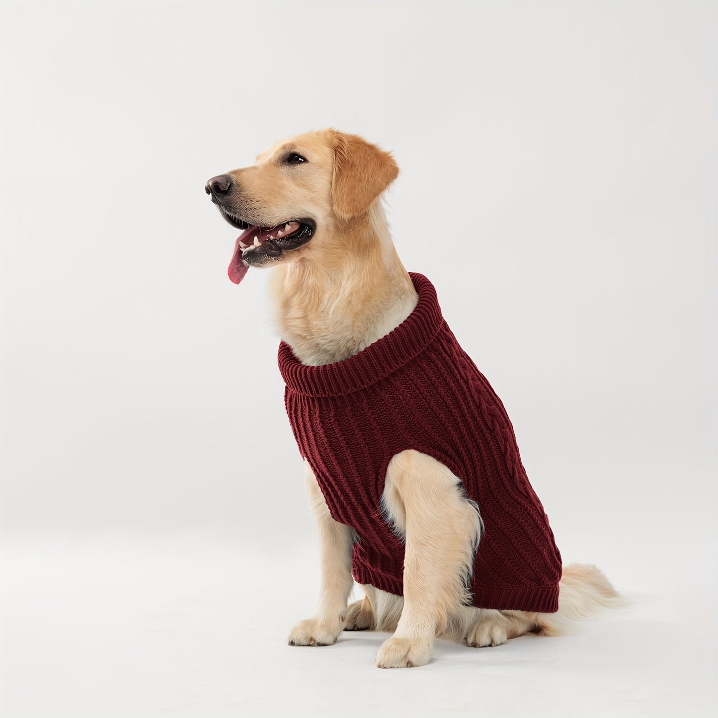 Pull Tricoté Uni pour Chien – Vêtement Chaud pour l’Automne et l’Hiver – 1 Pièce – Chandail Douillet pour Animaux