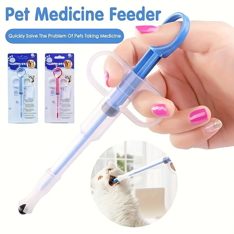 Distributeur de Médicaments pour Animaux – Embout Souple, Double Usage pour Liquides ou Comprimés (Chiens & Chats)
