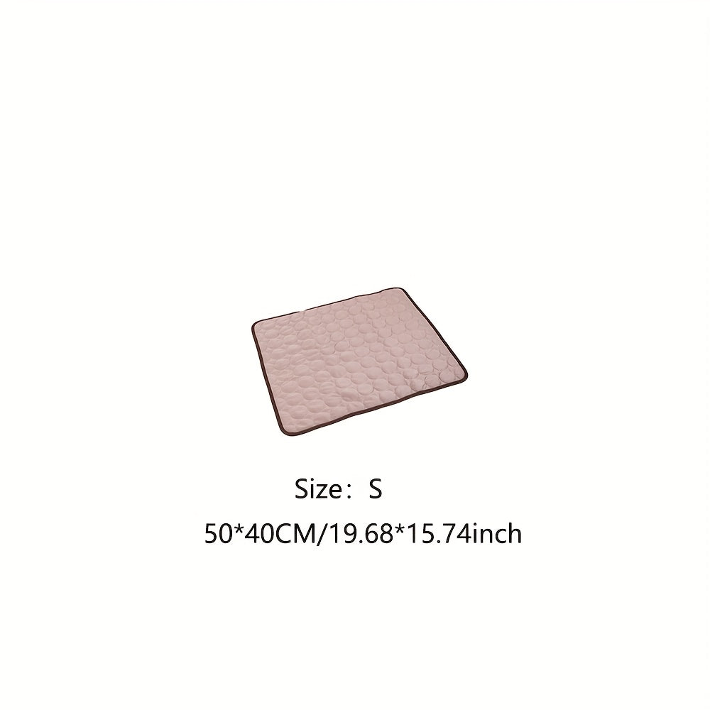 Tapis Rafraîchissant pour Chien BEIYU PET – Lit d'Été Autorefroidissant avec Gel Rafraîchissant – Tissu Polyester Résistant – Design Carré Confortable pour Chiens de Petite à Moyenne Taille