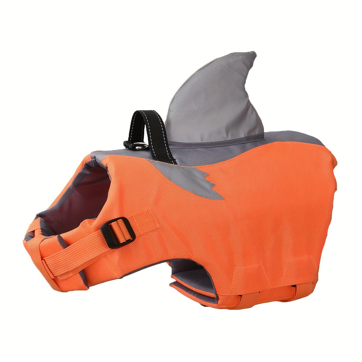 Gilet de Sauvetage Requin Réfléchissant pour Chien – Harnais de Flottaison Sécurisé avec Poignée & Sangles Réglables