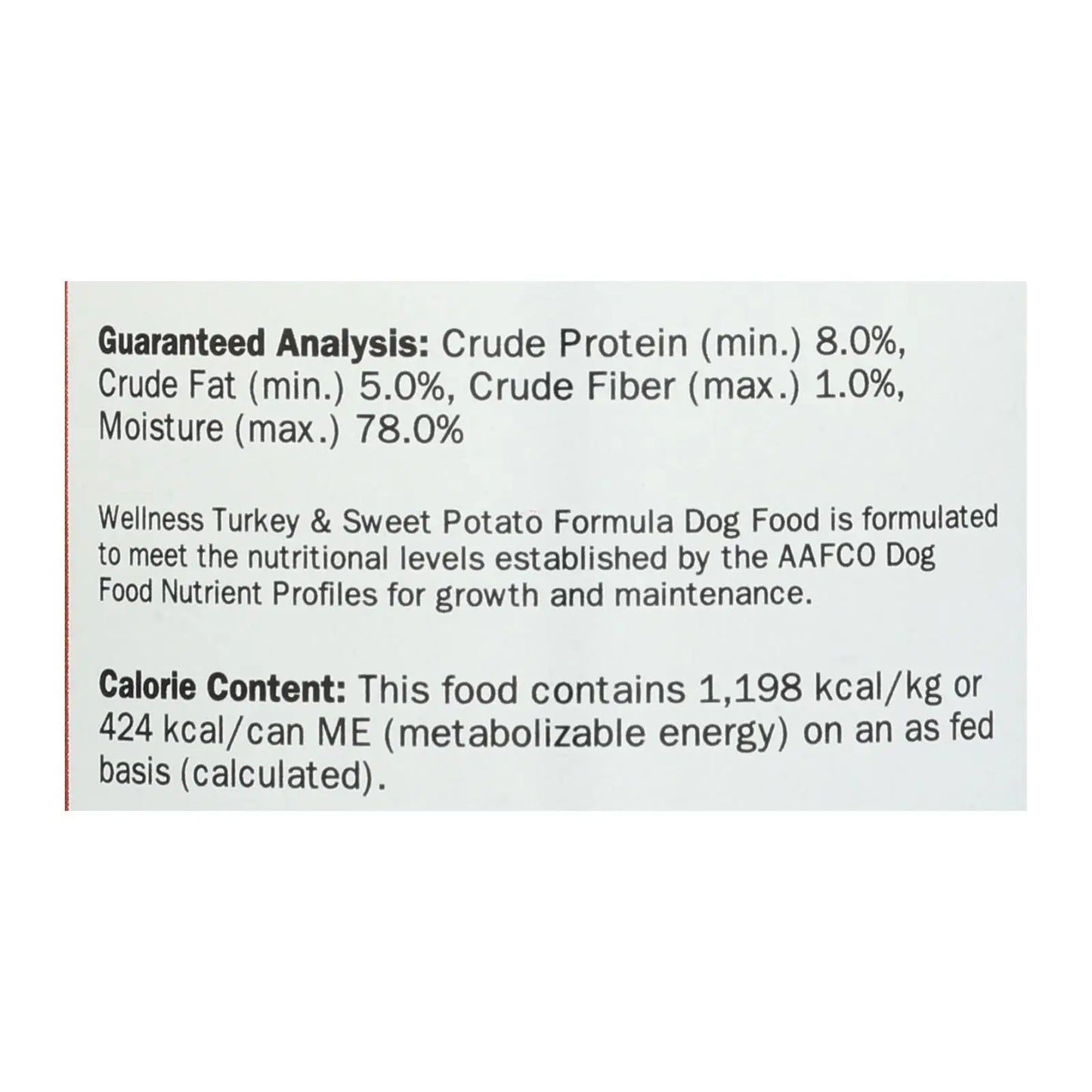 Nourriture Humide pour Chien – Recette Dinde & Patate Douce – Wellness Pet Products – Lot de 12 Boîtes de 354 g (12.5 oz)