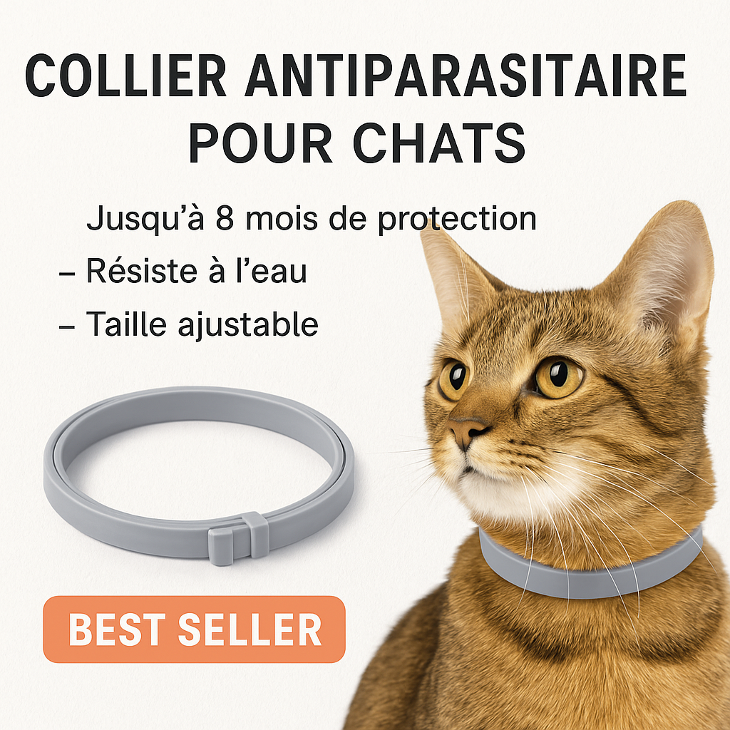 Collier Antiparasitaire Premium – Pour Chats