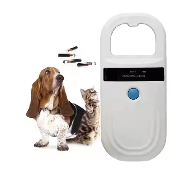 Scanner d’Identifiant Animal Universel – Lecteur RFID Portatif 134,2 kHz – Pour Chiens, Chats, Poissons et Gestion des Animaux