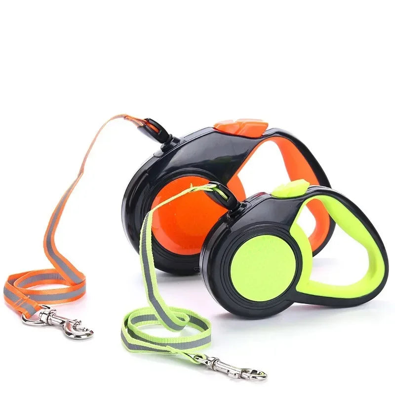 Laisse Rétractable 3/5/8M pour Chien – Laisse à Enrouleur Robuste et Réglable pour Petits et Grands Chiens, Idéale pour la Marche et la Randonnée