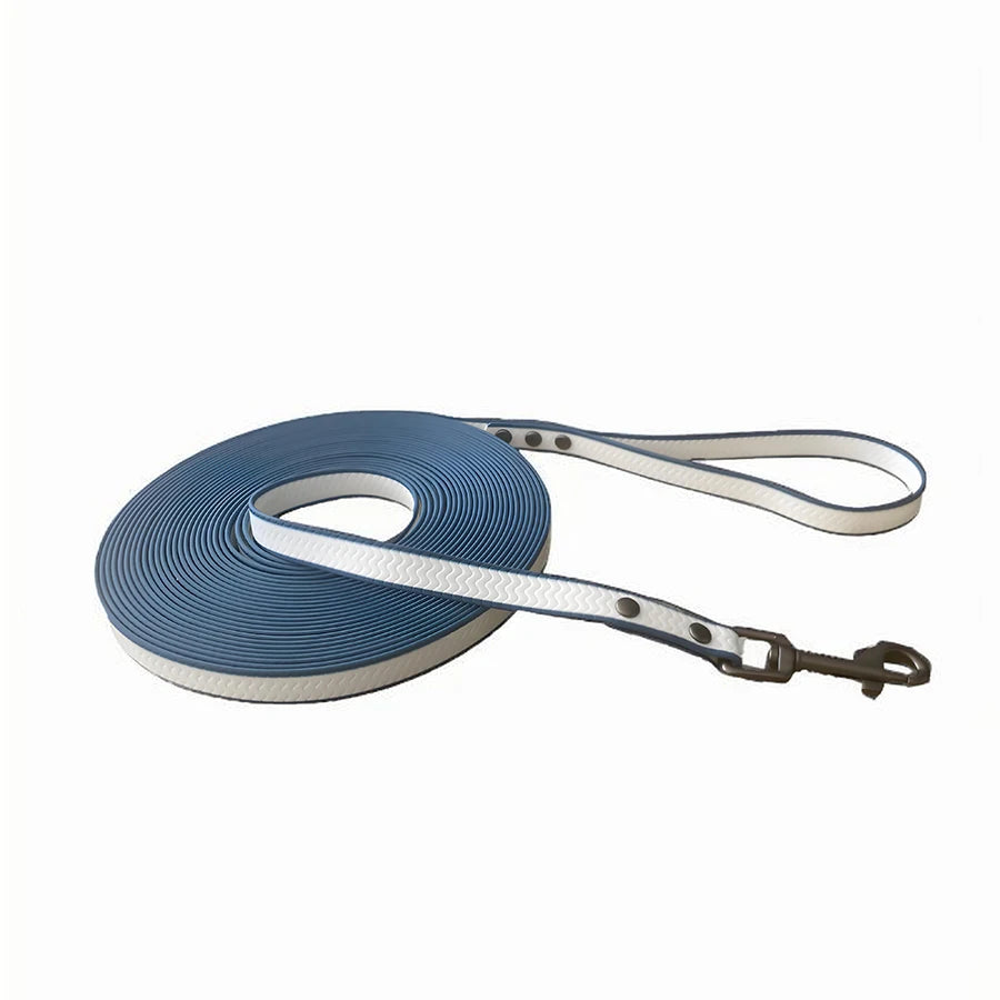 Laisse Longue pour Chien – Laisse en Corde Ultra-Robuste avec Mousqueton Pivotant Verrouillable, Idéale pour le Dressage et la Marche de Chiens Moyens à Grands