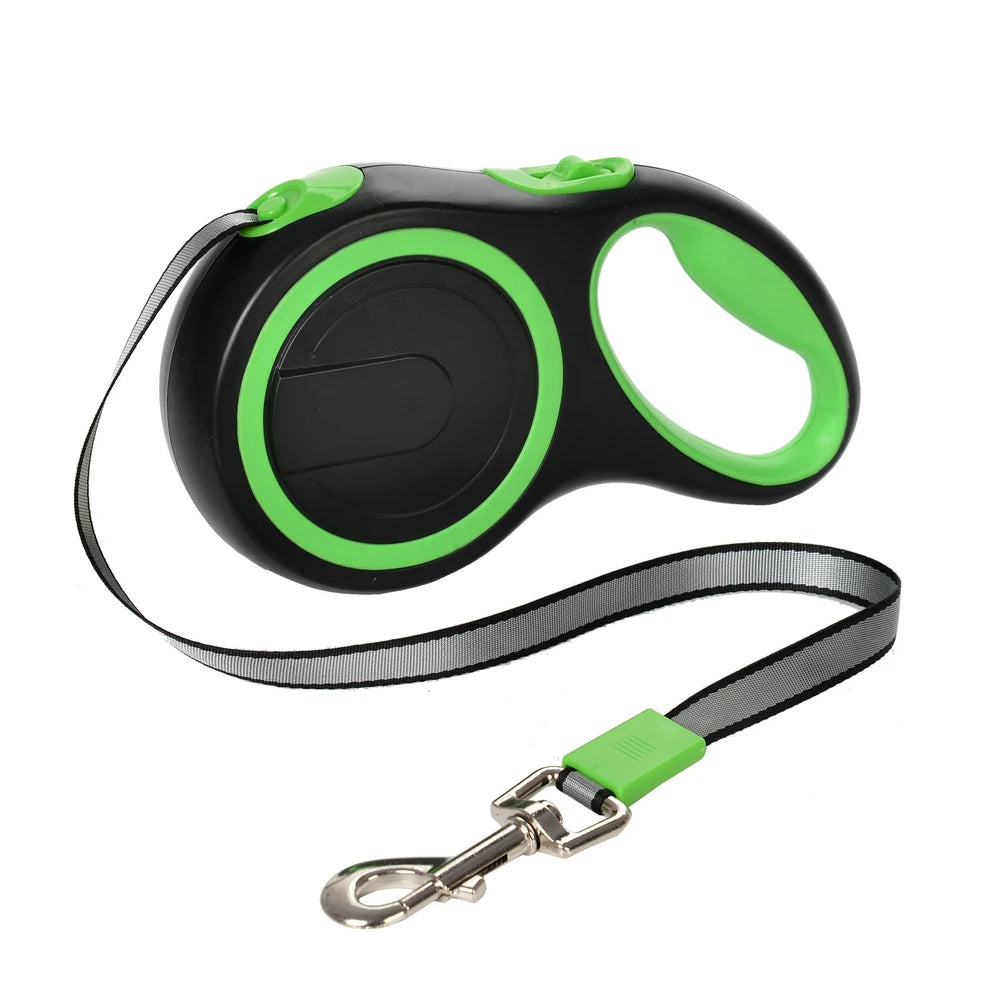 Laisse Rétractable 8M/5M pour Chien de Grande Taille – Laisse Automatique Extensible Robuste pour la Marche, la Course et la Randonnée