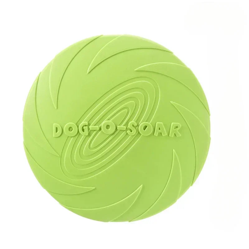 Frisbee pour Chien Multicolore – Disque Volant en Silicone Souple pour Jeux et Dressage – Jouet Interactif d’Extérieur pour Chiens de Toutes Tailles