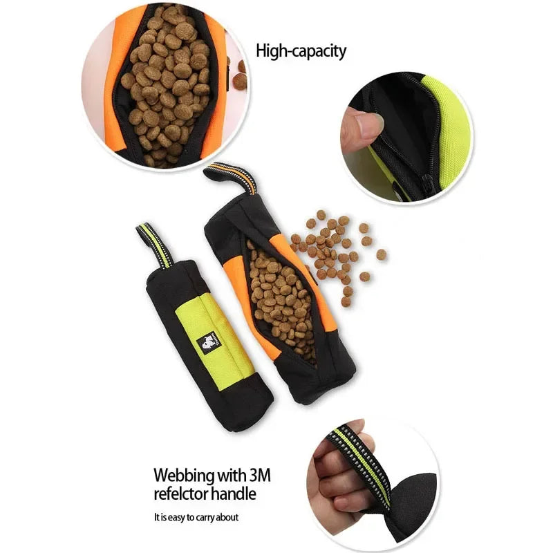 Pochette à Friandises Truelove pour Chien – Sac d’Entraînement Réfléchissant avec Distributeur de Sacs à Déjections, Poche à Jouets et Friandises