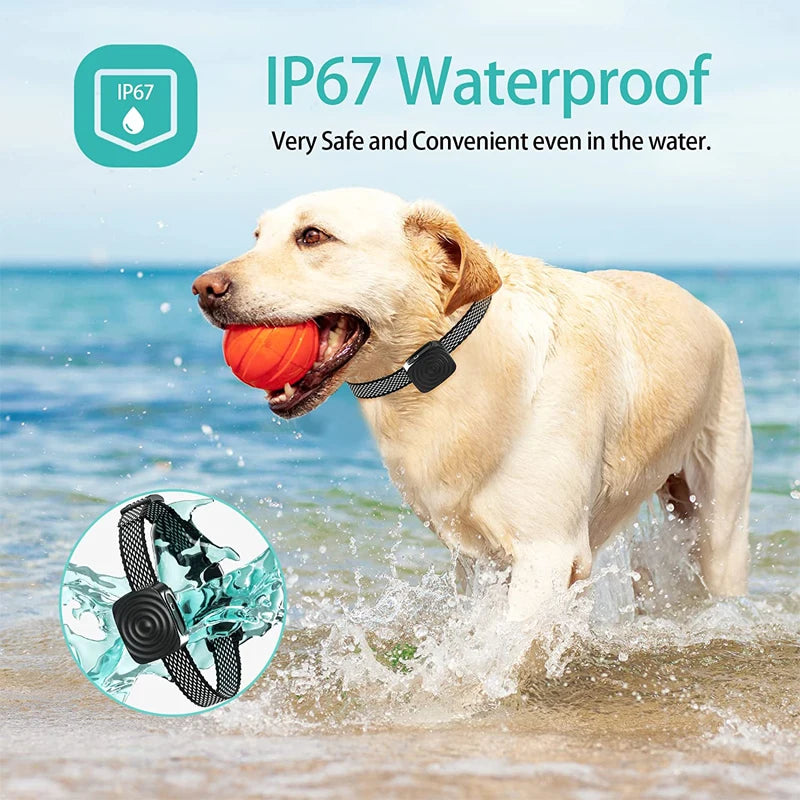 Collier Anti-Aboiement pour Chien – Dispositif Intelligent à Ultrasons avec Vibration, Rechargeable par USB, Étanche et Efficace pour le Dressage