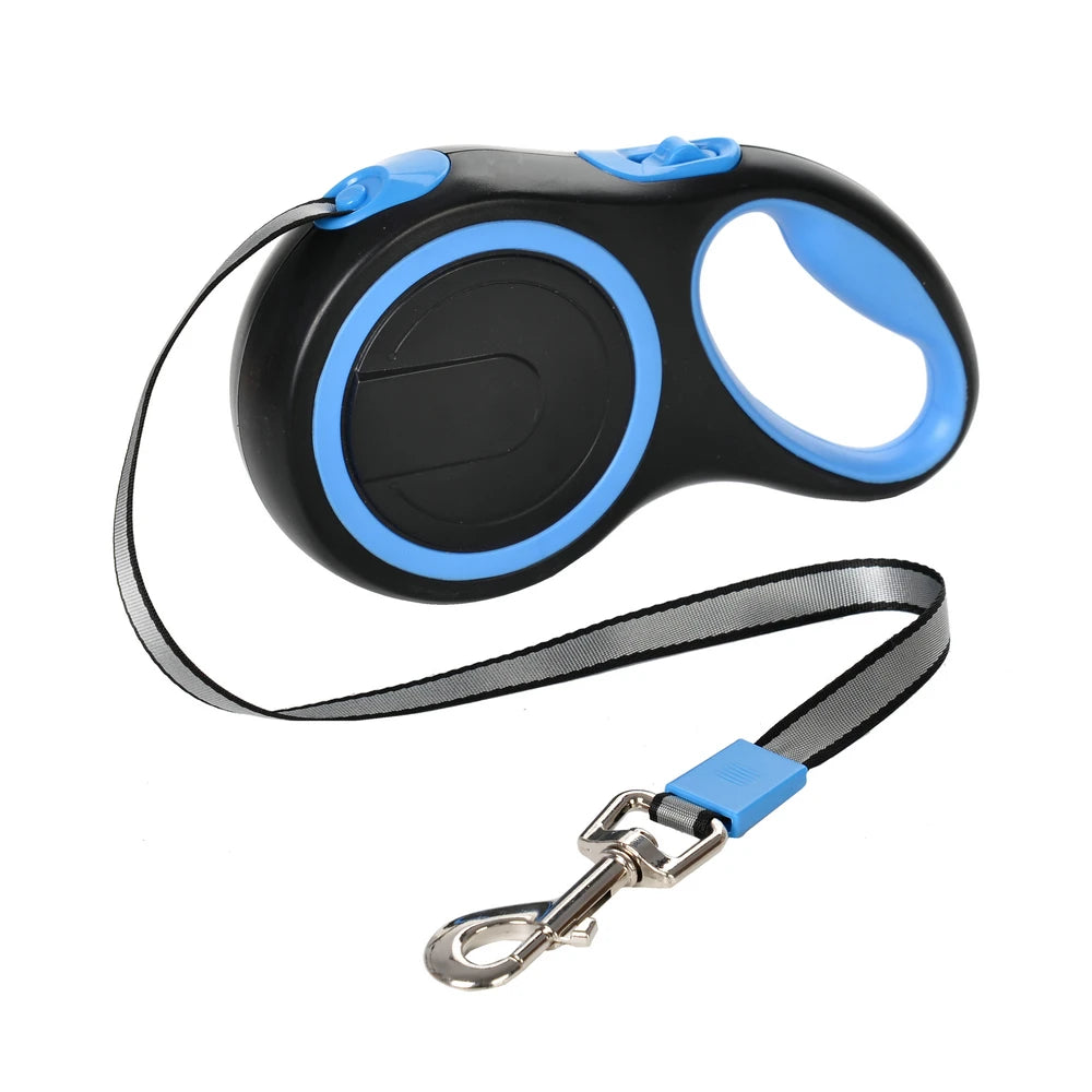 Laisse Rétractable 8M/5M pour Chien de Grande Taille – Laisse Automatique Extensible Robuste pour la Marche, la Course et la Randonnée