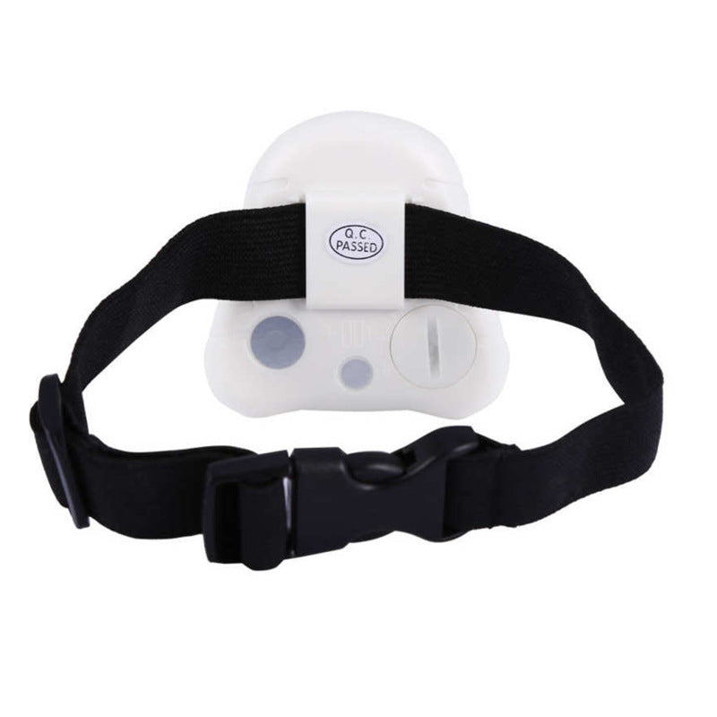 Collier Anti-Aboiement Ultrasonique Réglable et Étanche – Dispositif de Dressage avec Contrôle des Aboiements pour Petits Chiens, avec Bouton Clicker