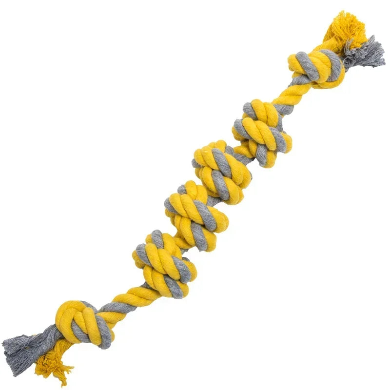 Jouet en Corde Géant ATUBAN pour Très Grand Chien – Jouet Indestructible pour Mâcheurs Agressifs, 6 Nœuds, 107 cm de Long, Idéal Grandes Races