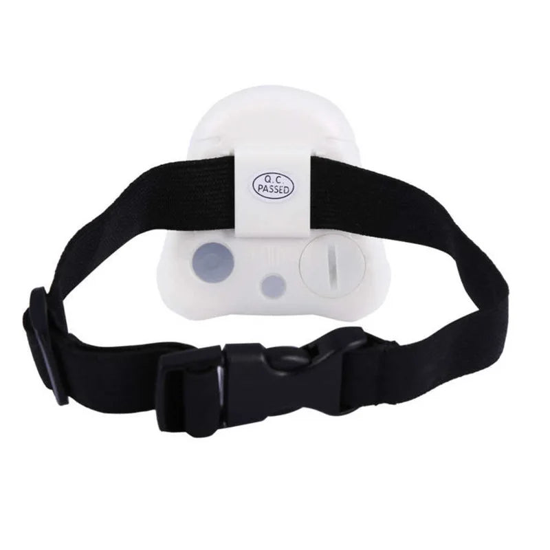 Collier Anti-Aboiement Ultrasonique Réglable et Étanche – Dispositif de Dressage avec Contrôle des Aboiements pour Petits Chiens, avec Bouton Clicker
