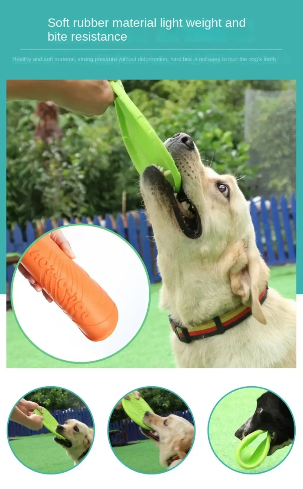 Frisbee pour Chien Multicolore – Disque Volant en Silicone Souple pour Jeux et Dressage – Jouet Interactif d’Extérieur pour Chiens de Toutes Tailles