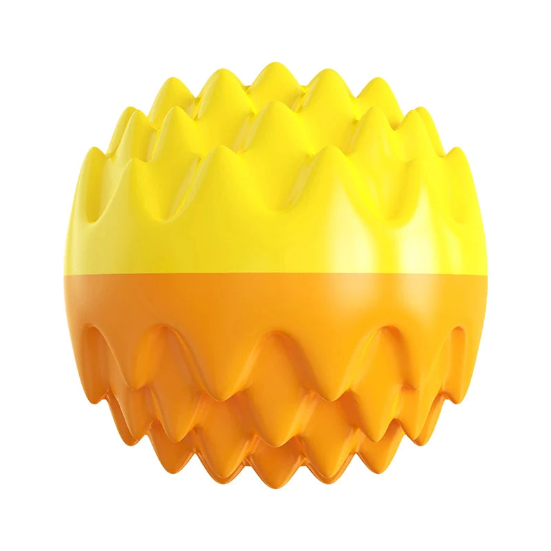 Balle à Mâcher Sonore pour Chien – Jouet Interactif d’Extérieur pour Petits, Moyens et Grands Chiens – Nettoyage des Dents, Anti-Stress – Idéal Chihuahua, Yorkie et Autres Races