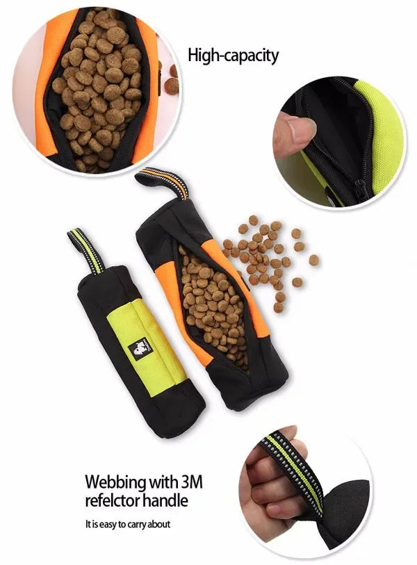 Pochette à Friandises Truelove pour Chien – Sac d’Entraînement Réfléchissant avec Distributeur de Sacs à Déjections, Poche à Jouets et Friandises