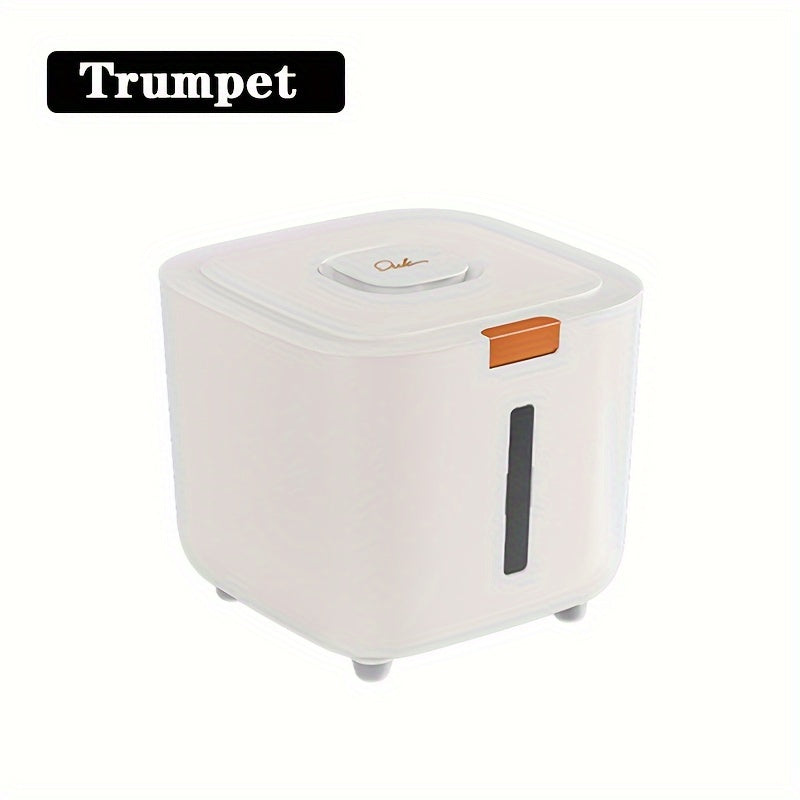 Conteneur Hermétique de Rangement pour Croquettes – Seau de Stockage Anti-Humidité & Anti-Insectes avec Support Antidérapant