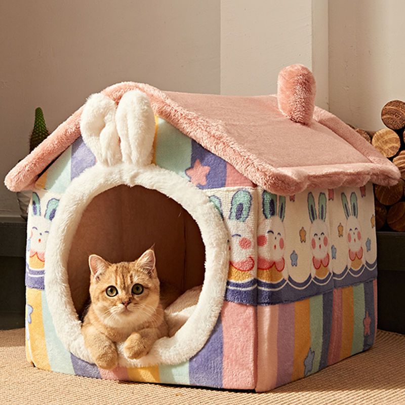 Niche Douillette 4 Saisons pour Chien – Lavable, Détachable et Ultra-Confortable avec Coussin Intégré