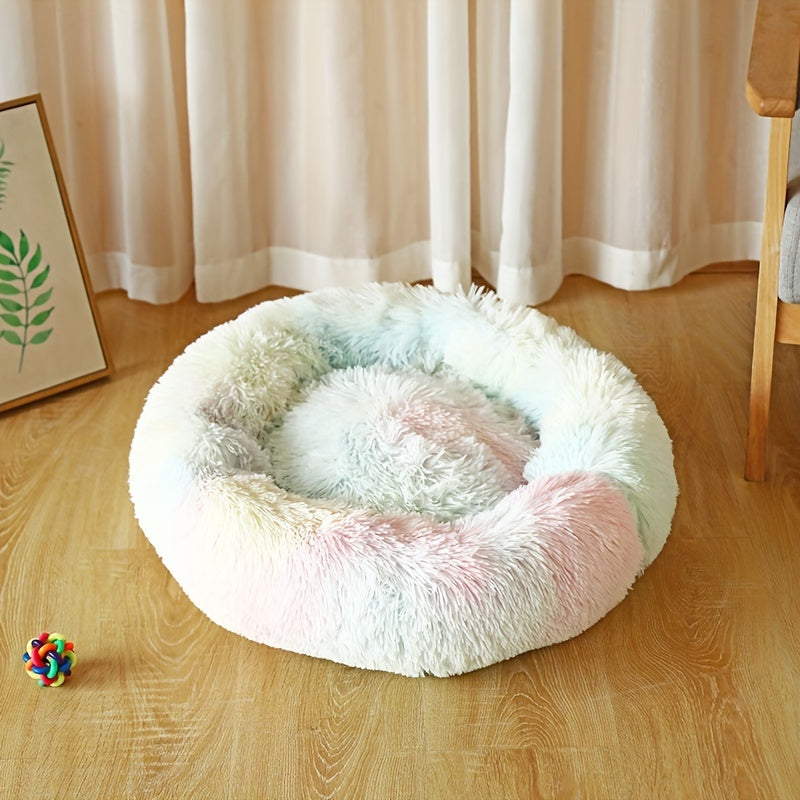 Nid Douillet en Peluche pour Chat & Petit Chien – Tapis Confortable d’Intérieur, Idéal comme Cadeau