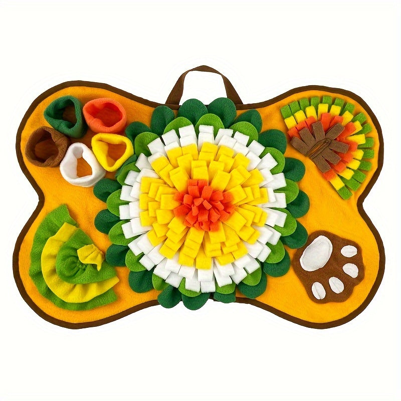 Tapis de Fouille pour Chien – 1 Pièce – Tapis de Stimulation Interactive et d’Alimentation Lente – Durable et Lavable – Pour Dressage, Recherche et Réduction de l’Anxiété