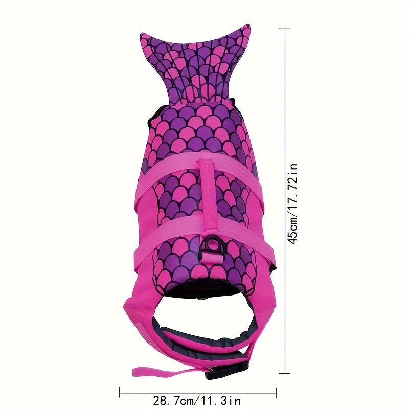 Gilet de Sauvetage pour Chien – Veste Flottante de Sécurité pour la Natation et le Bateau – Maillot de Bain Flottant pour Petits, Moyens et Grands Chiens – Idéal Piscine, Mer, Lac