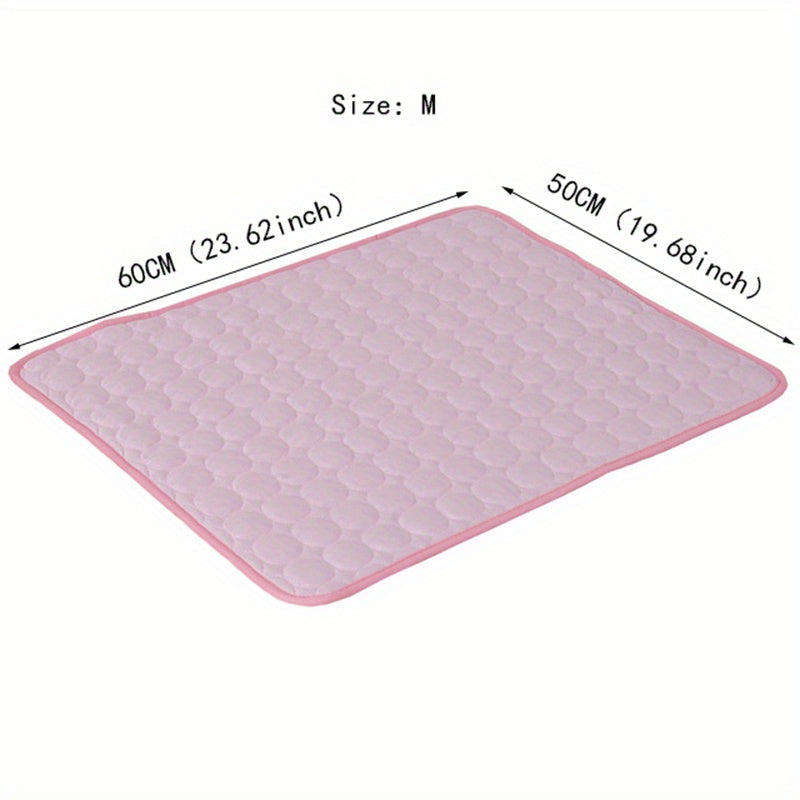 Tapis Rafraîchissant pour Chien BEIYU PET – Lit d'Été Autorefroidissant avec Gel Rafraîchissant – Tissu Polyester Résistant – Design Carré Confortable pour Chiens de Petite à Moyenne Taille