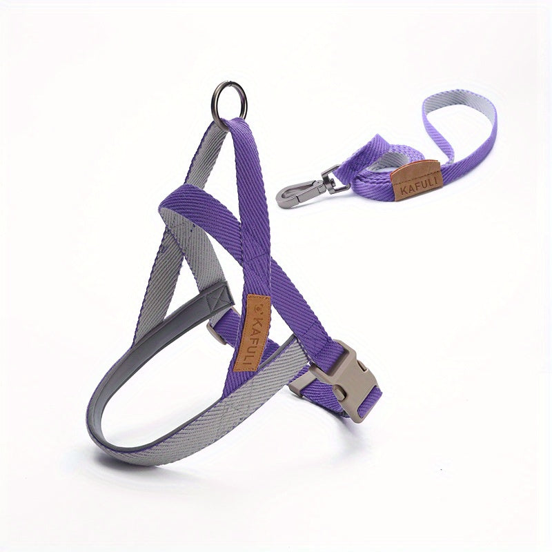 Ensemble Harnais et Laisse Ultra-Confort pour Petits et Moyens Chiens – Pour des Promenades Sécurisées et Agréables