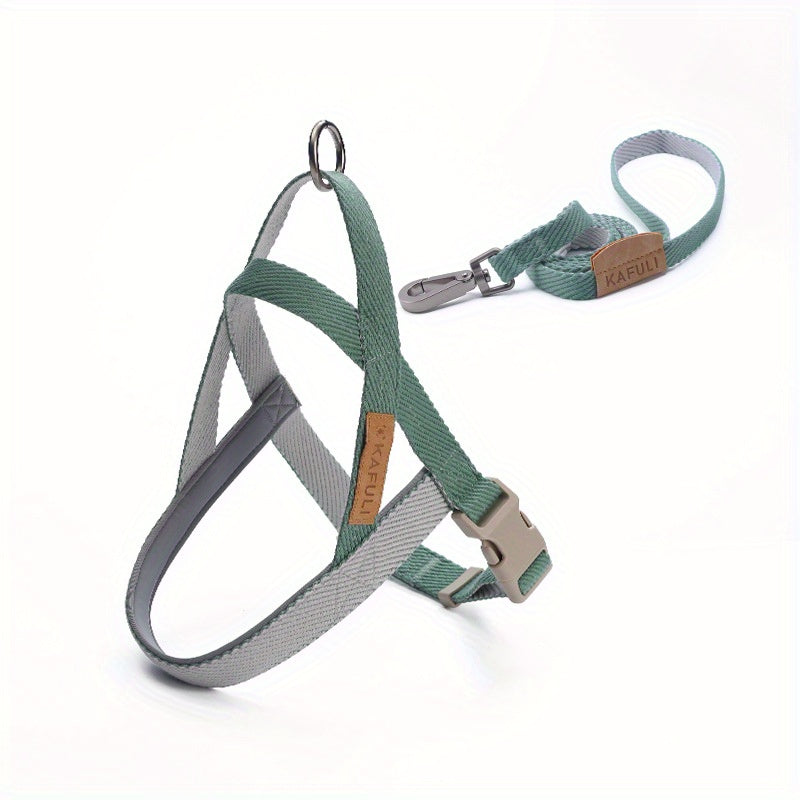 Ensemble Harnais et Laisse Ultra-Confort pour Petits et Moyens Chiens – Pour des Promenades Sécurisées et Agréables