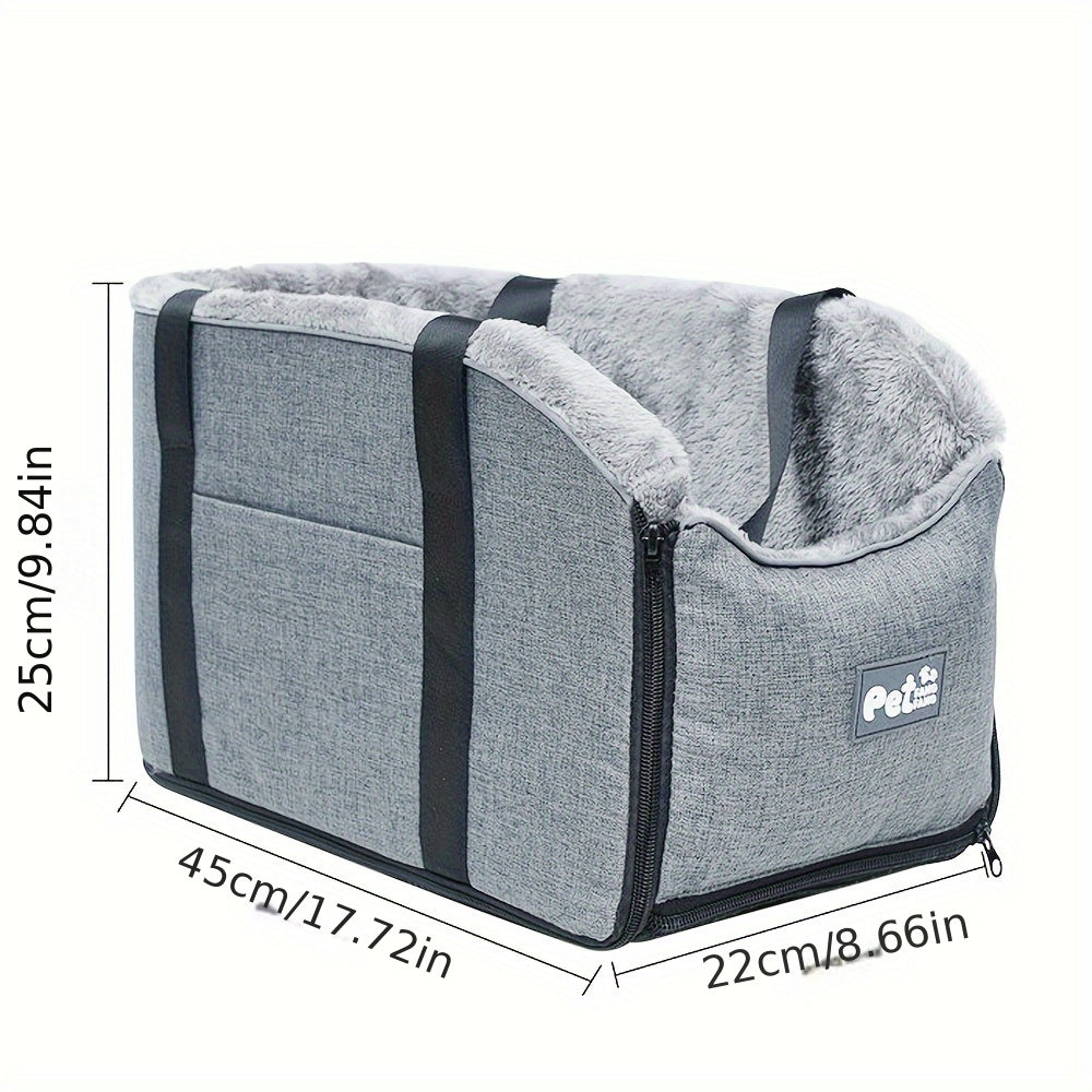 Siège Auto pour Chien & Chat – Sac de Transport Confortable et Sécurisé pour Animaux de Petite à Moyenne Taille