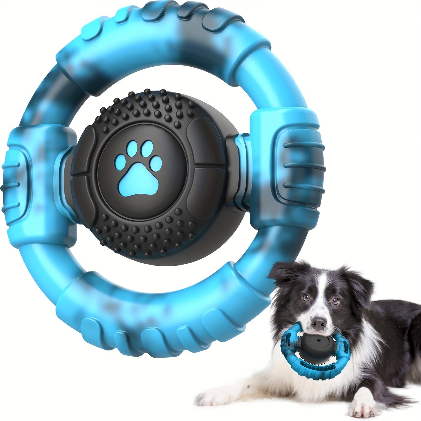 Jouet à Mâcher pour Chien en Forme de Volant – Jouet Interactif de Nettoyage Dentaire et d’Entraînement – Convient aux Chiens de Taille Moyenne