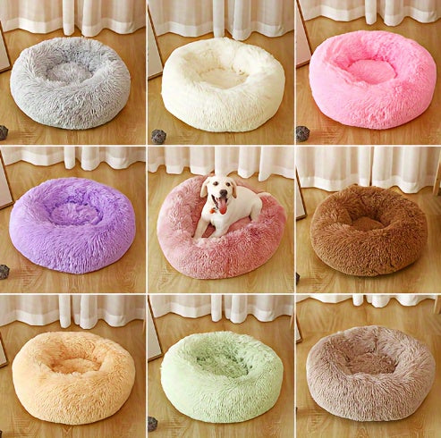 Nid Douillet en Peluche pour Chat & Petit Chien – Tapis Confortable d’Intérieur, Idéal comme Cadeau
