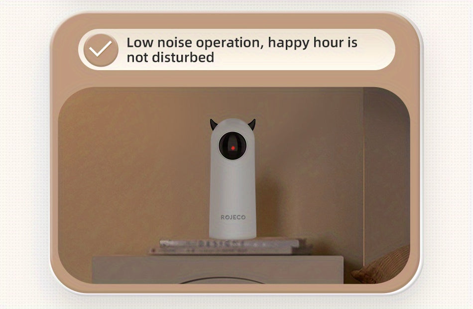 Jouet Interactif Laser Automatique pour Chat/Chien – Jouet Intelligent d’Intérieur pour Animaux – Sans Piles Incluses