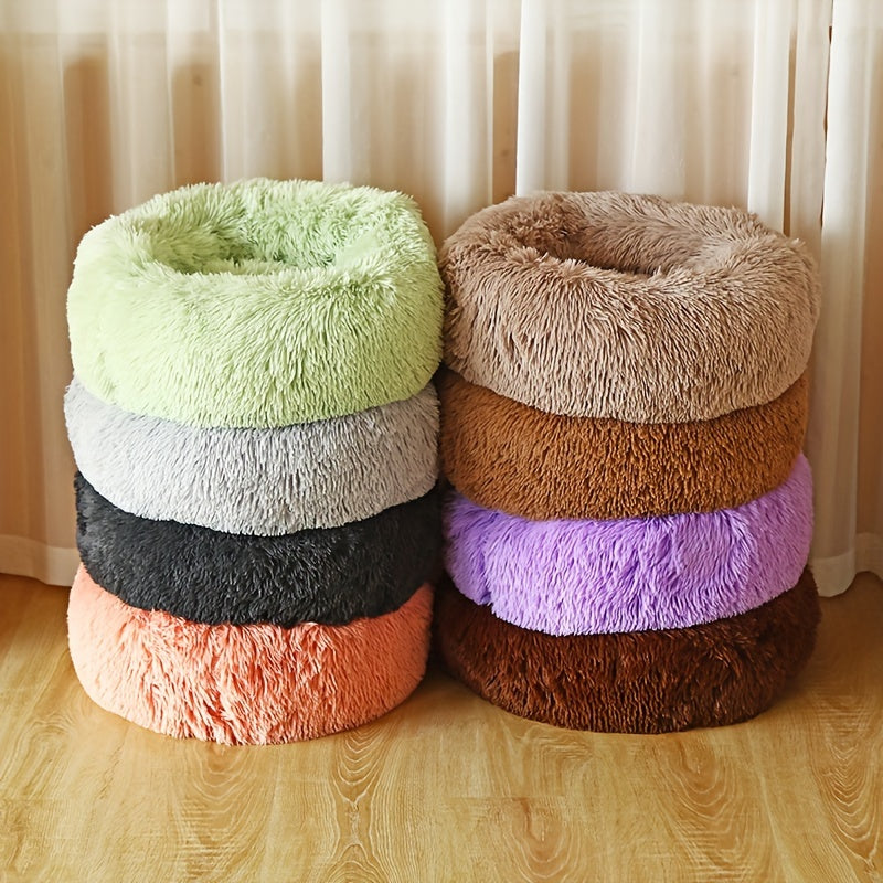 Nid Douillet en Peluche pour Chat & Petit Chien – Tapis Confortable d’Intérieur, Idéal comme Cadeau