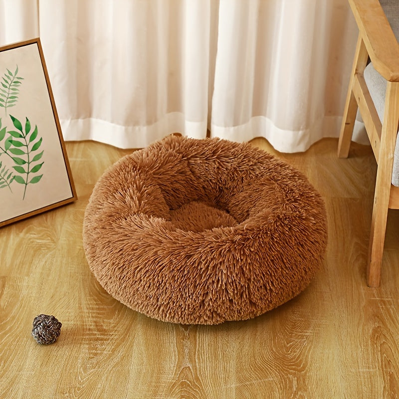 Nid Douillet en Peluche pour Chat & Petit Chien – Tapis Confortable d’Intérieur, Idéal comme Cadeau