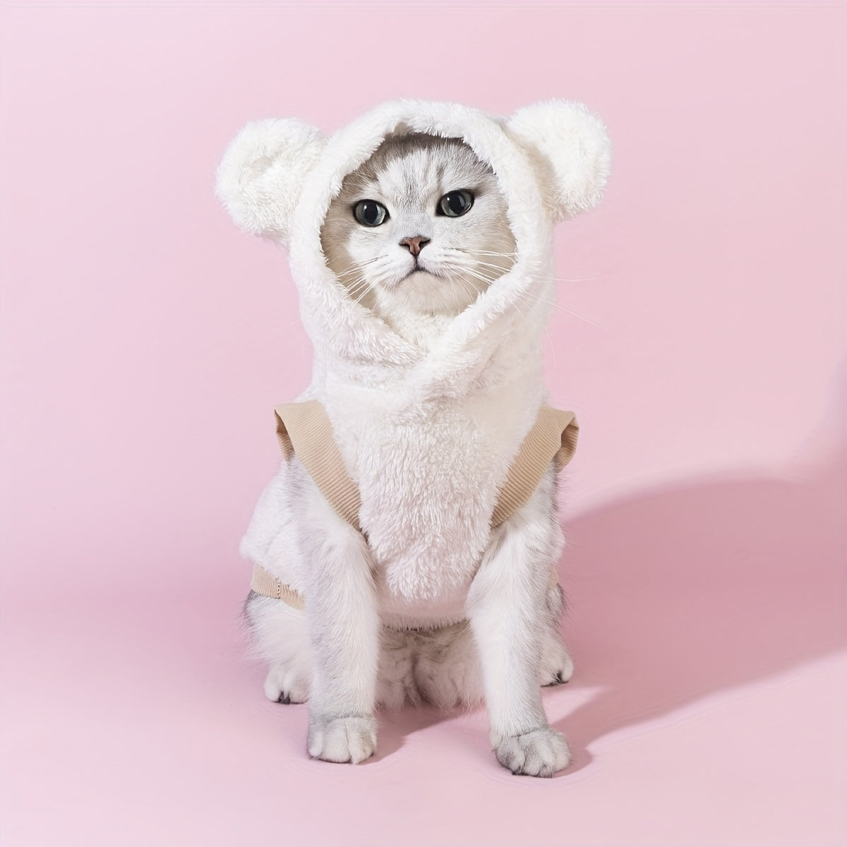 Sweat Mignon pour Petit Chien et Chat – Design Ourson en Peluche, Confort Douillet et Style Irrésistible