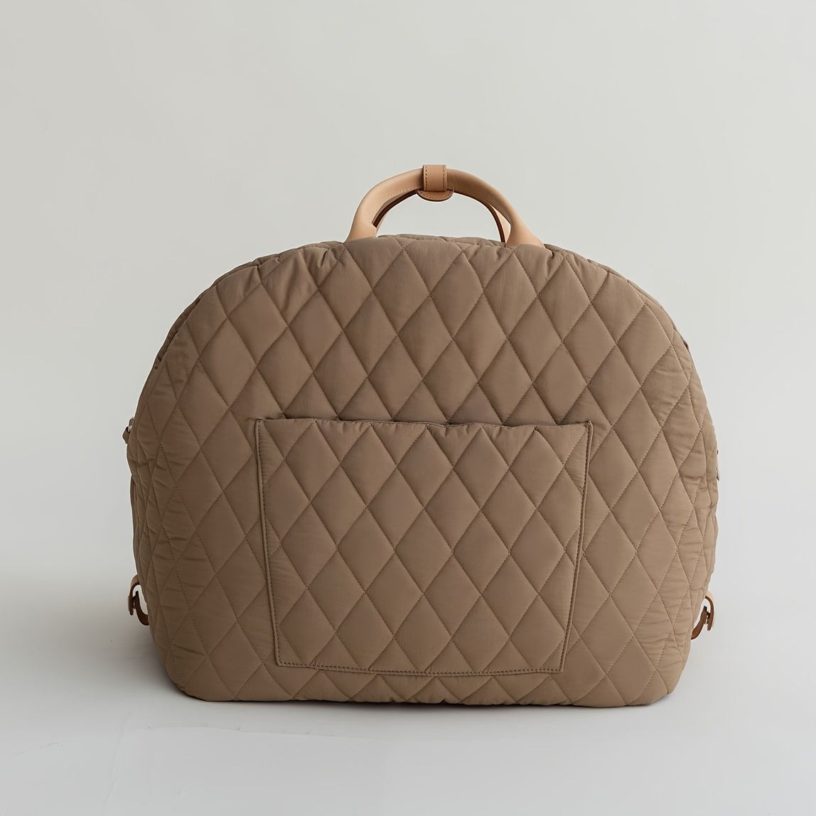 Siège Auto Matelassé pour Animaux – Coloris Gris Clair – Transporteur Sécurisé en Polyester Résistant avec Laisse Intégrée, Sangles de Sécurité et Appui-Tête Ajustable – Pour Chiens et Chats